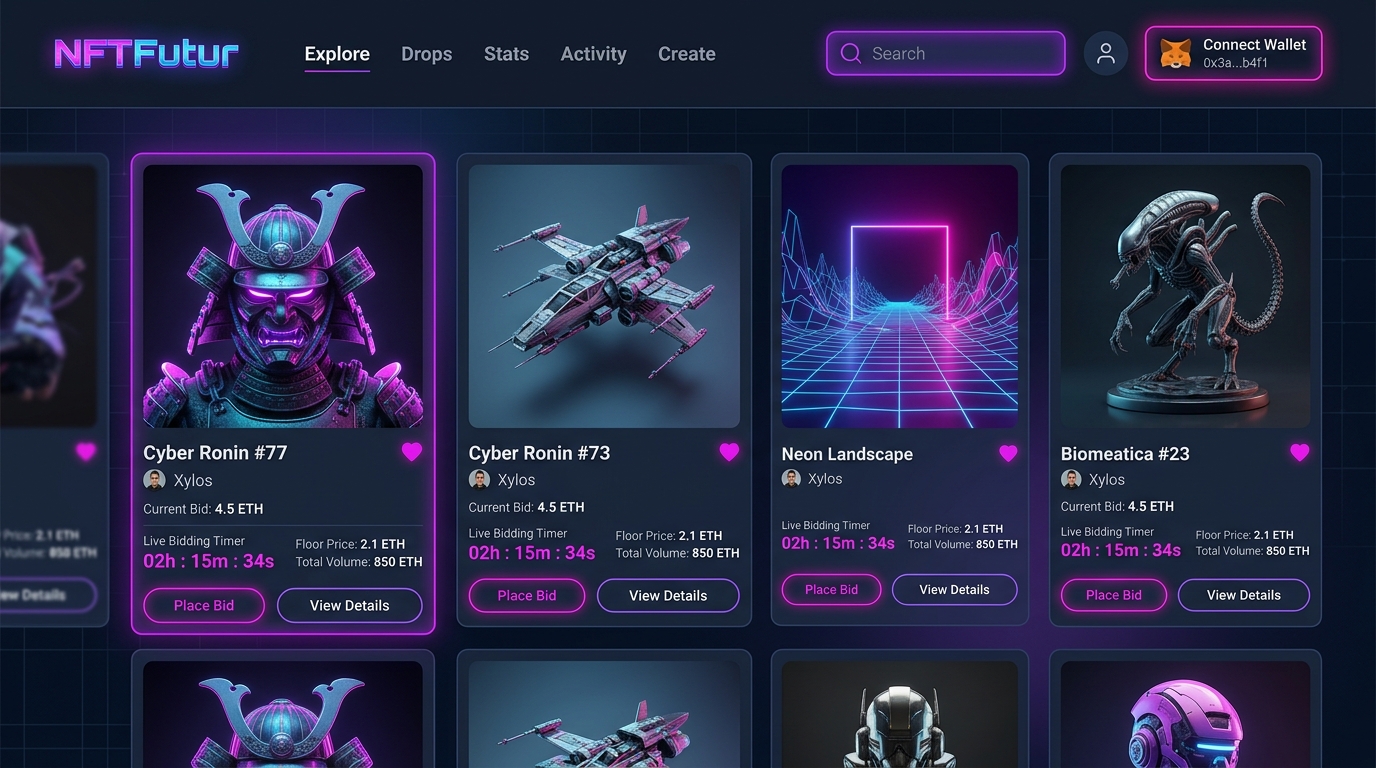 NFTFutur — Premium Web3 Marketplace